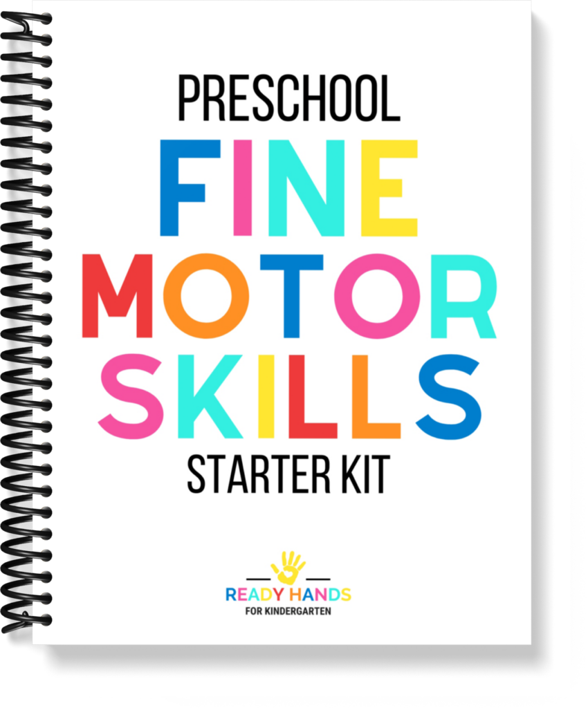 fine motor skills starter kit mockup image